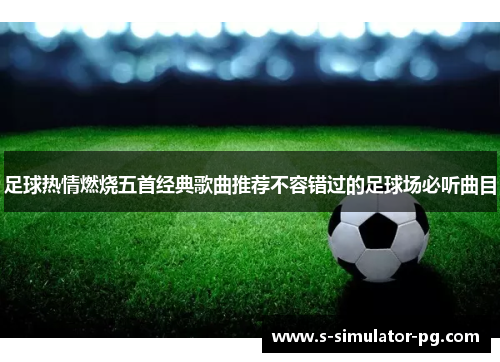 足球热情燃烧五首经典歌曲推荐不容错过的足球场必听曲目